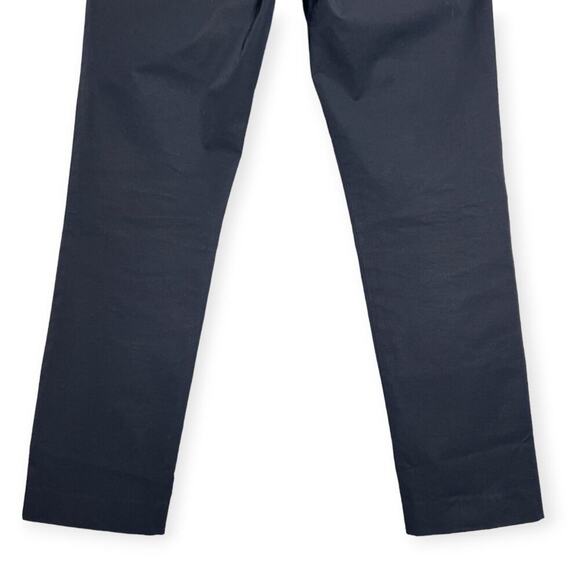 JOSEPH FINLEY Polish Cotton Pants SIZE 38 US 8 Black Chino Ankle Crop Straight - Picture 9 of 9